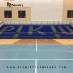 Multi Row Telescopic Bleacher Seating For Sports Games