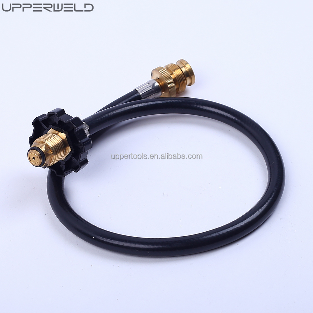 Motorhomes Tank RV Camping Black LPG Propane Brass Adapter Hose Kit 5 ft and 12 ft Hose