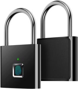 Wholesale Biometric Smart Fingerprint Padlock USB Charging For Gym School from china suppliers