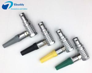 Wholesale ODU push pull 5 pin Multi Pole Connectors circular elbow male plug W20L0C-P05MCC00420S from china suppliers
