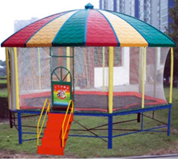 Children Mobile Bungee Trampoline 6.25 * 2.46 * 2.3 Meter ROHS Approved