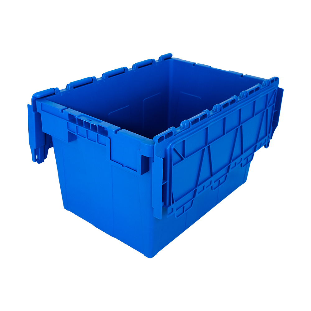 Nested Plastic Container Logistic Nesting PP Plastic Box with Lid Customized Color