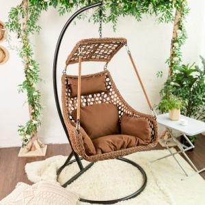 Wholesale Washable Hanging Basket Swing Chair Balcony Hanging Wicker Basket Chair from china suppliers