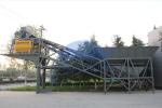 100m3 / H Twin Shaft Mixer YHZS100Mobile Concrete Batching Plant 2 X 10m3