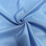 75-80gsm 6mm Diamond Blue Knitted ESD Antistatic Fabric For Cleanroom Coat