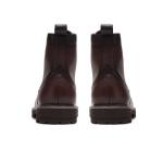 Fashion Ankle Genuine Warm Leather Boots , Work Shoes For Men Lace Up Closure