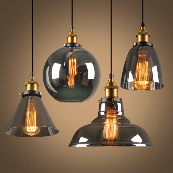 Vintage Glass Pendant Light Fixtures For Kitchen Dining room Decoration (WH-GP