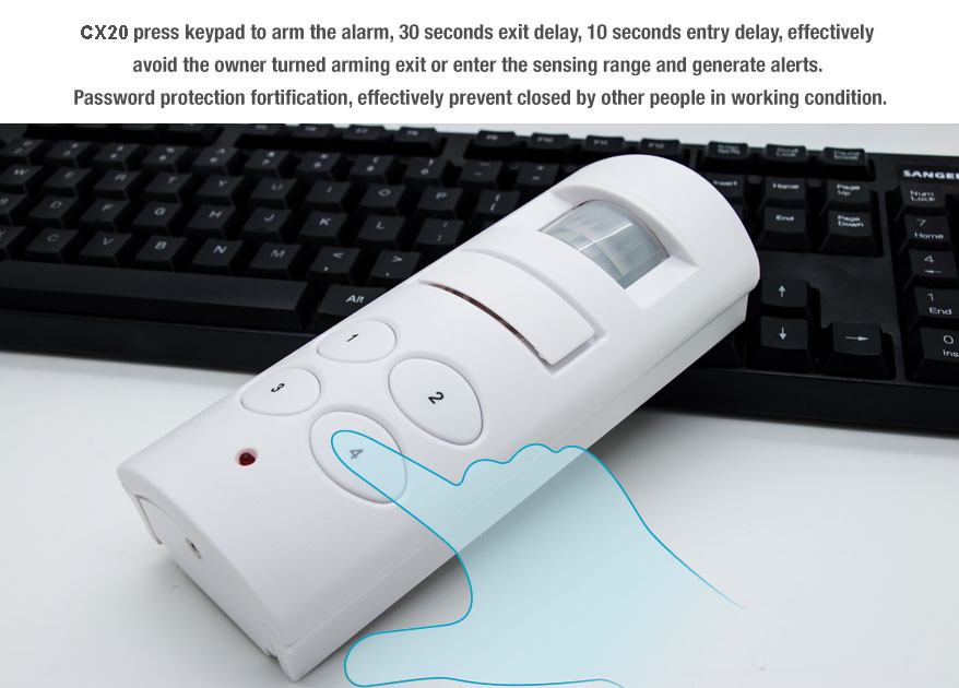 Wireless GSM PIR Motion Alarm Integrated Security Systems with Auto Dial and SMS Function