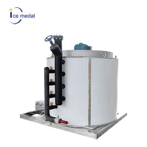 Wholesale Industrial Seawater Flake Ice Machine 64 KW For Fish Frozen from china suppliers