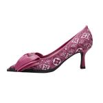 6899-6 Europe And The United States Sexy Pointed Shallow Mouth High Heels Bow
