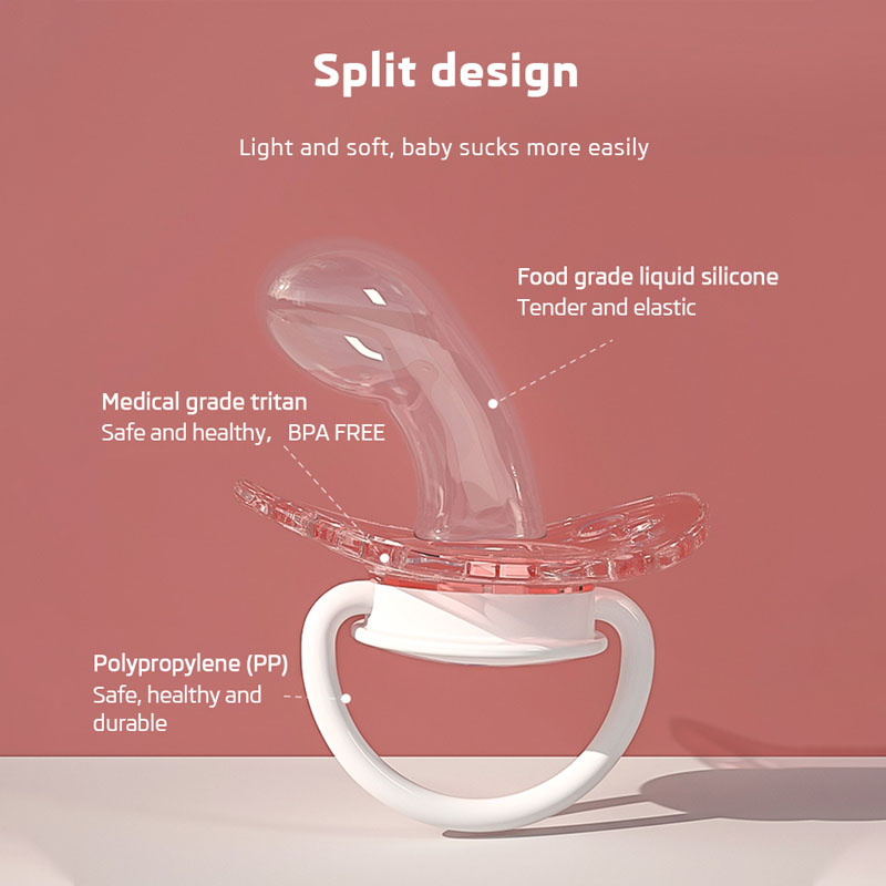 Eco Friendly Infant Teething Toy 9.5cm Feeding Pacifier Handle 3 Month Old Teething Toys