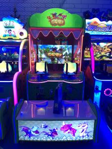 Wholesale Crazy Ball Shooting Machine / Kids Indoor Gun Shooting Game Simulator from china suppliers