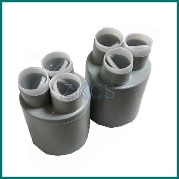 3 Finger Light Grey Silicone Rubber Cable Breakout Boots Breakout Cable