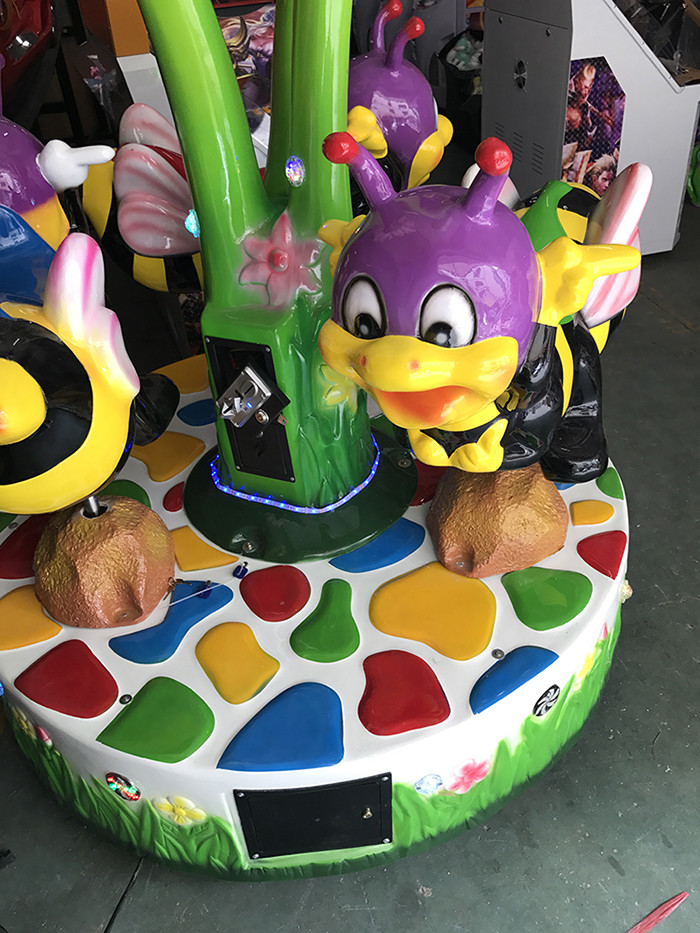 Playground Coin Operated Kiddie Merry Go Round Multiplayer L1.2xW1.2xH2.36m