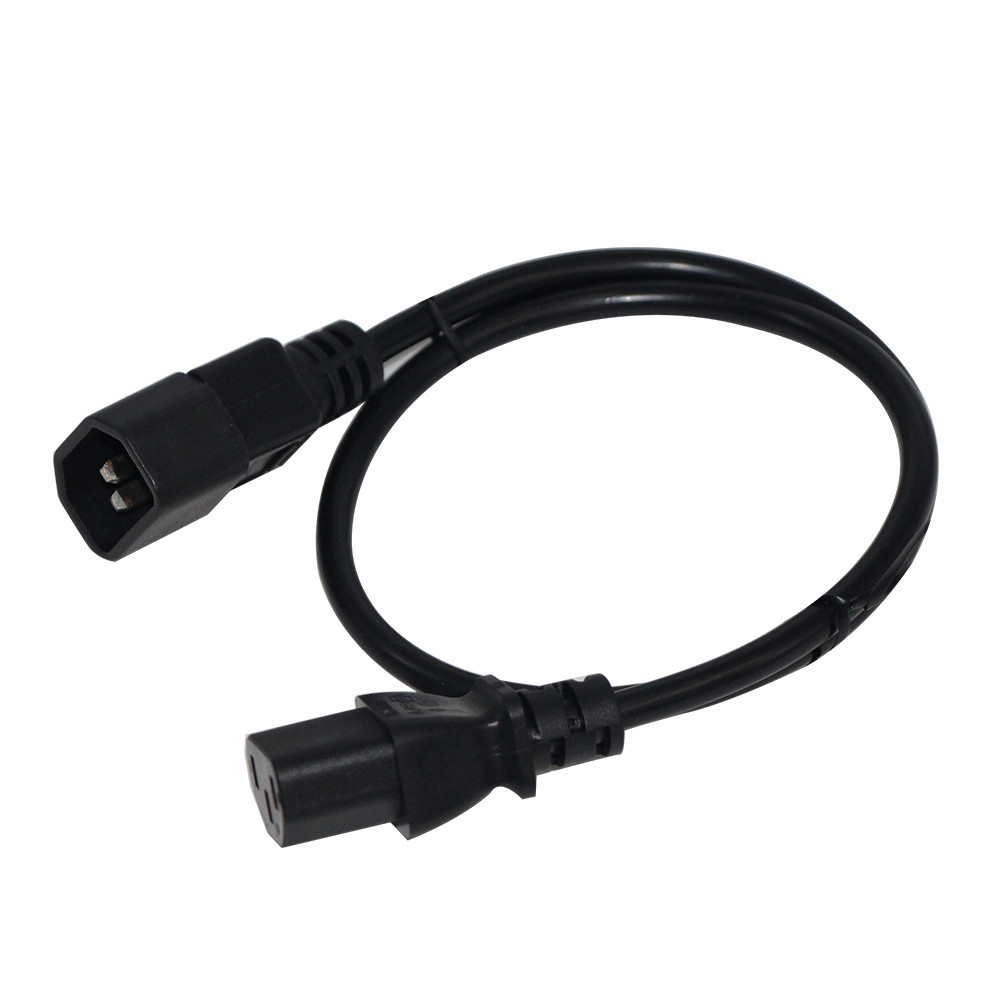 Electrical 3 Prong AC Power Extension Cord IEC C13 18/3 SJT US Standard