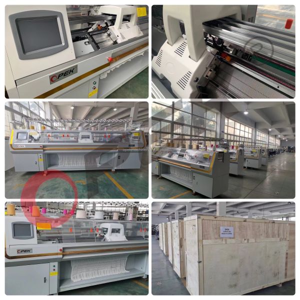 New Arrive Similar Steiger Shoes Upper Face Vamp Knitting Machine