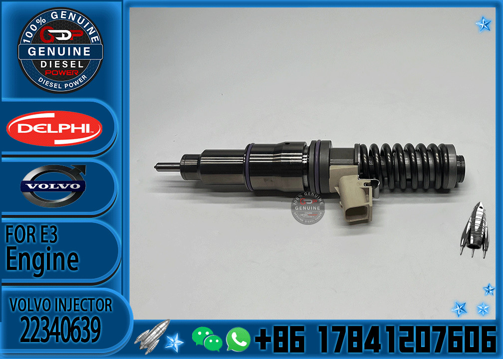 Diesel Common Rail Injector 22027808 22340639 21914027 21977909 21977918 22012829 22027807 22027808 For VOL
