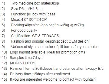 Weekly unique design spring push button medicine box, Monthly plastic medicine storage box for 31 day, case, box, contai