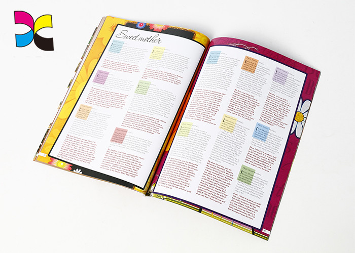 Full Color Quick Printing Magazine , Saddle Stitching Commercial Magazine Printing