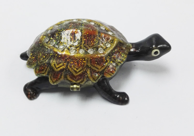 Turtles Trinket Box Home Decorative Box turtle trinket box metal jewelry box for wedding