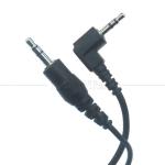 Customization 2.5mm Male to 90 Degree Right Angle 3.5mm Male Stereo Jack Aux