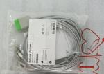 3 Lead W Grab ECG Machine Parts Multi Link Ge Ecg Leads Assy AHA.306M 12FT