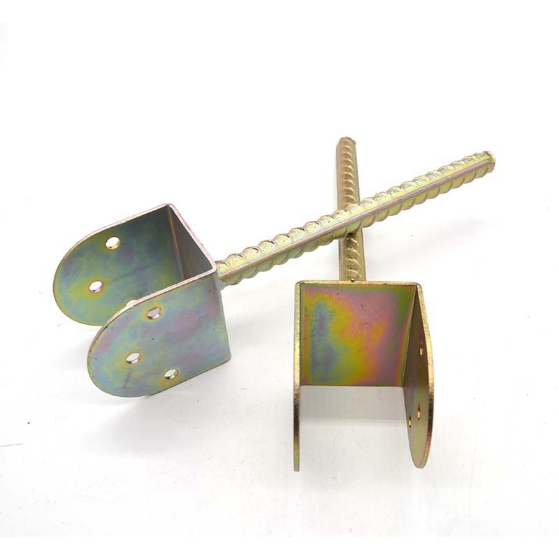 Manufacture Support Items Metal Screw Fence Base Post Anchors for Timber Frame Houses