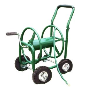 Wholesale Green Garden Yard Planting Farm Heavy Duty Water Hose Reel Cart 500KGS Weight Capacity from china suppliers