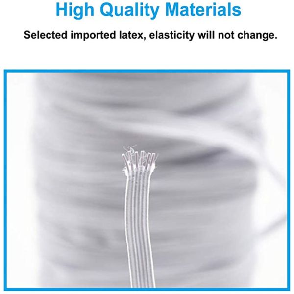 100% Polyester Rope Earloop Strong Strength Shoes Elastic Band
