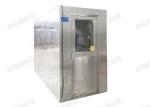 Electronical Interlock Pharmaceutical Air Shower , 0.75KW SS201 Stainless Steel