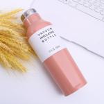 32oz Pink Double Wall Insulated Stainless Steel Hot Water Bottle With Leak Proof