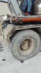used hitachi ex100wd-1 wheel excavator