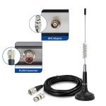 Black Mini UHF 27mhz Base Station Antenna Magnetic Car Aerial