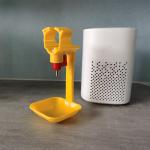 Yellow Nipple Suspension Cup For Farm Animals Equipment Red Free-Range