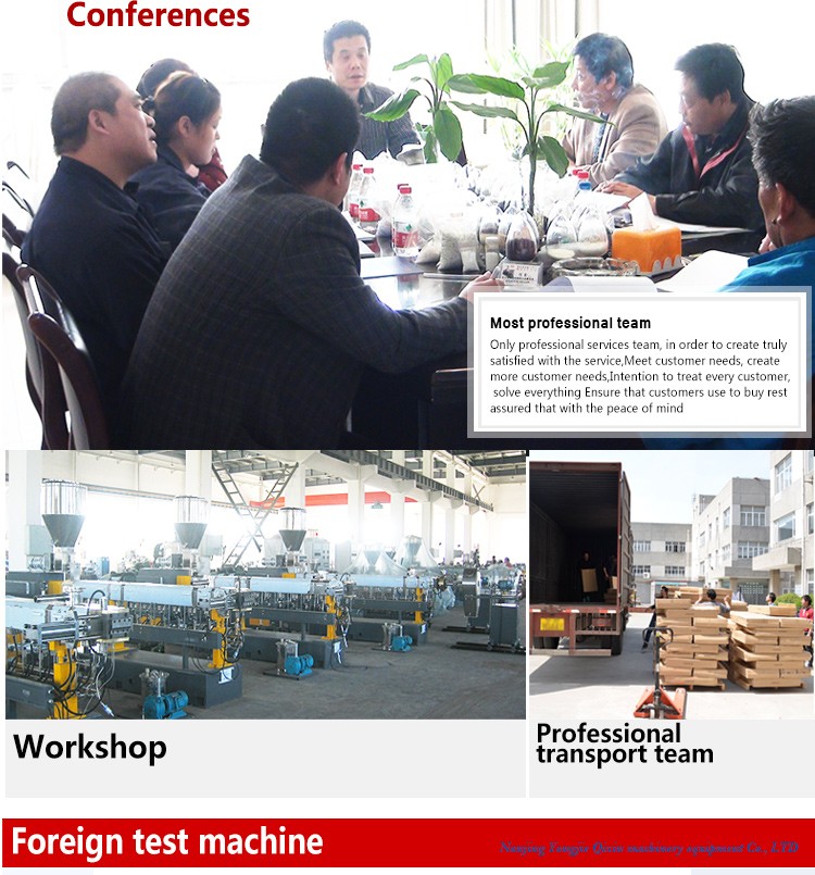 Twin-Screw Extruder Gearbox Mini Plastic Granulator