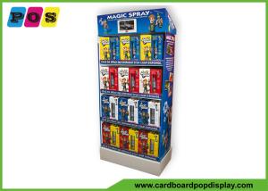 Wholesale 4 Shelves POP Toy Display Stand Glossy Lamination For Magic Spray FL161 from china suppliers