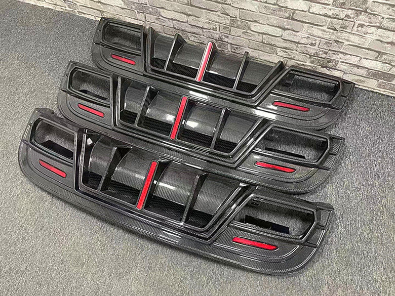 Hot Sale Gla45 Gla260 X156 Carbon Fiber Body Kit Gla45 Carbon Fiber Rear Diffuser 2014-2019