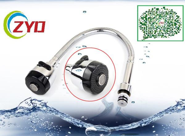 46CM Deck Mount Double Hole Universal Flexible Kitchen Sink Faucet Mixer Spout