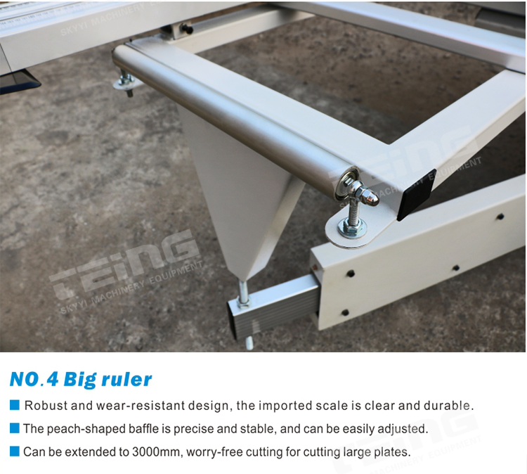 Sliding Table Panel Saw for Particle Board FMS6138 Max.Cutting Height at 90° mm 80mm