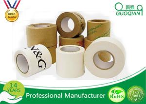 Wholesale Logo Printed Reinforced / Gum / Water Active Kraft Paper Tape , Thinkness 110mic~180mic from china suppliers