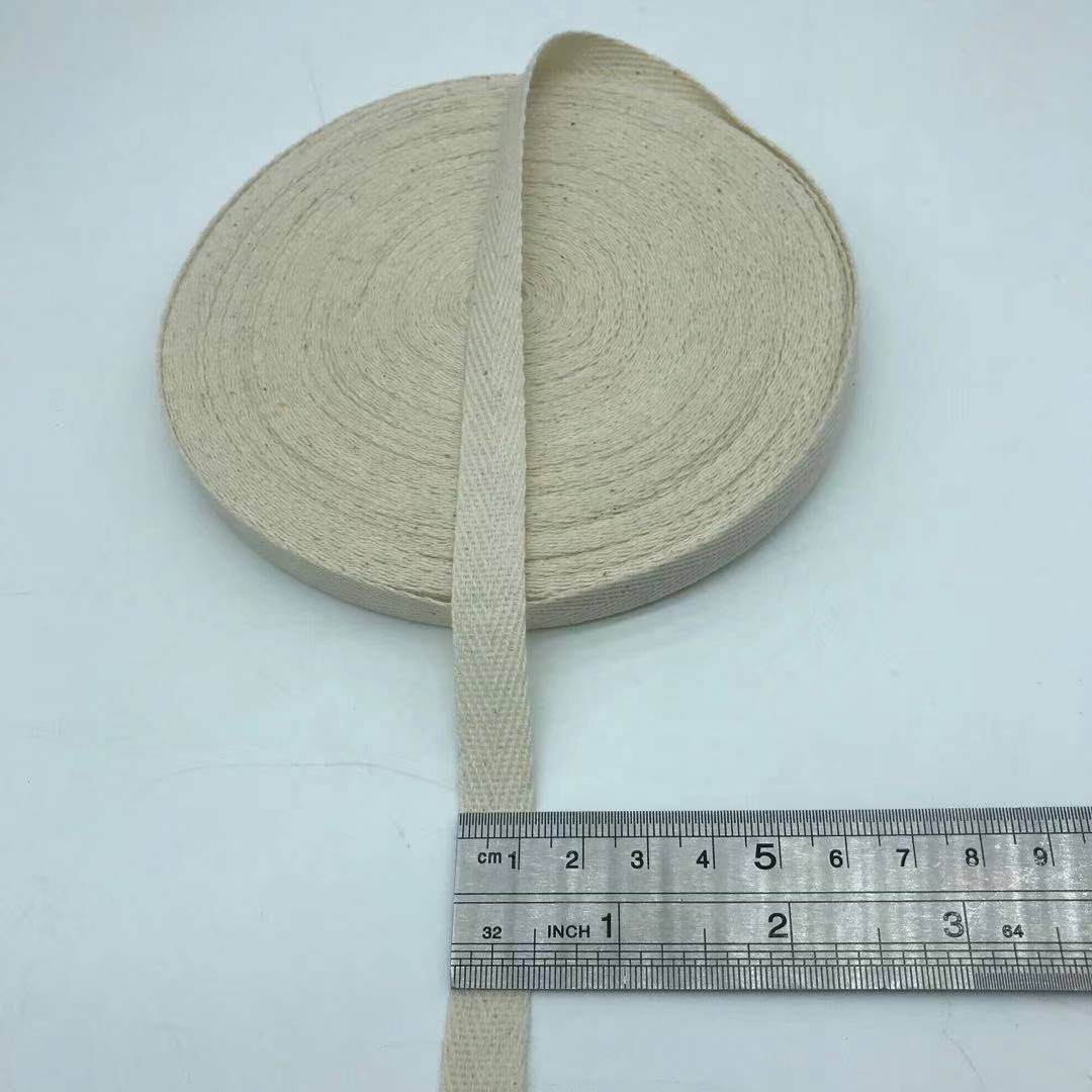 China factory wholesale double sided herringbone organic cotton twill tape for bias binding