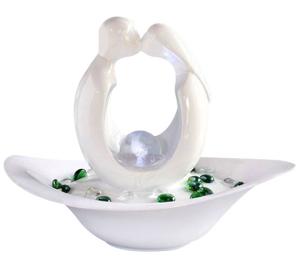 Wholesale 14&quot; White Sweetheart Table Top Water Fountains Modern Outdoor Fountains from china suppliers
