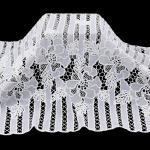 Embroidery African Lace Fabric For Party & Wedding Nigerian Lace Fabric Milk