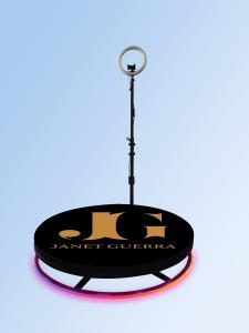 Wholesale Full Metal Or Glass Material 360 Degree Photo Booth With Stable Flight Case from china suppliers