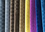 Print Solid Sofa Holland Velvet Fabric 300gsm Embossed Velvet Upholstery