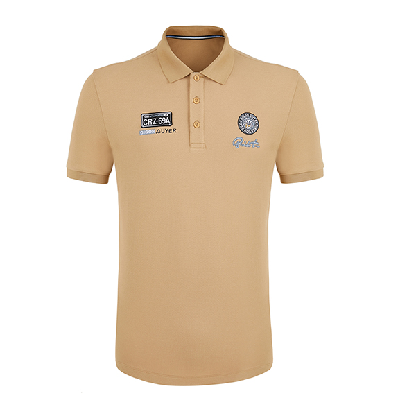 Short Sleeve Men'S Polo Shirts Anti Shrink Customizable 170-210Grams