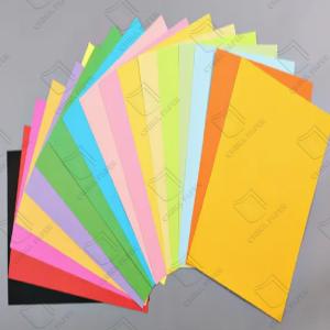 Wholesale 100% Virgin Pulp Colored Board Bright Color Office Paper from china suppliers
