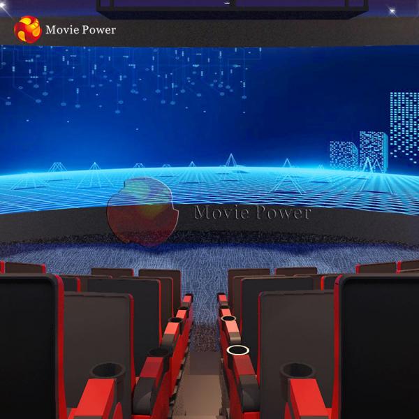 Quality Curved Servo Motor Arc Screen Projector 4D Movie Theater for sale