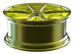 Staggered 20 X 12 Two Piece Forged Wheels Sputtering 5x112 rims for Audi RS8