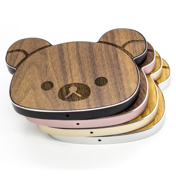 Cherry / Walnut / Bamboo Qi Wood Grain Wireless Charger CE / RoHS Certificated